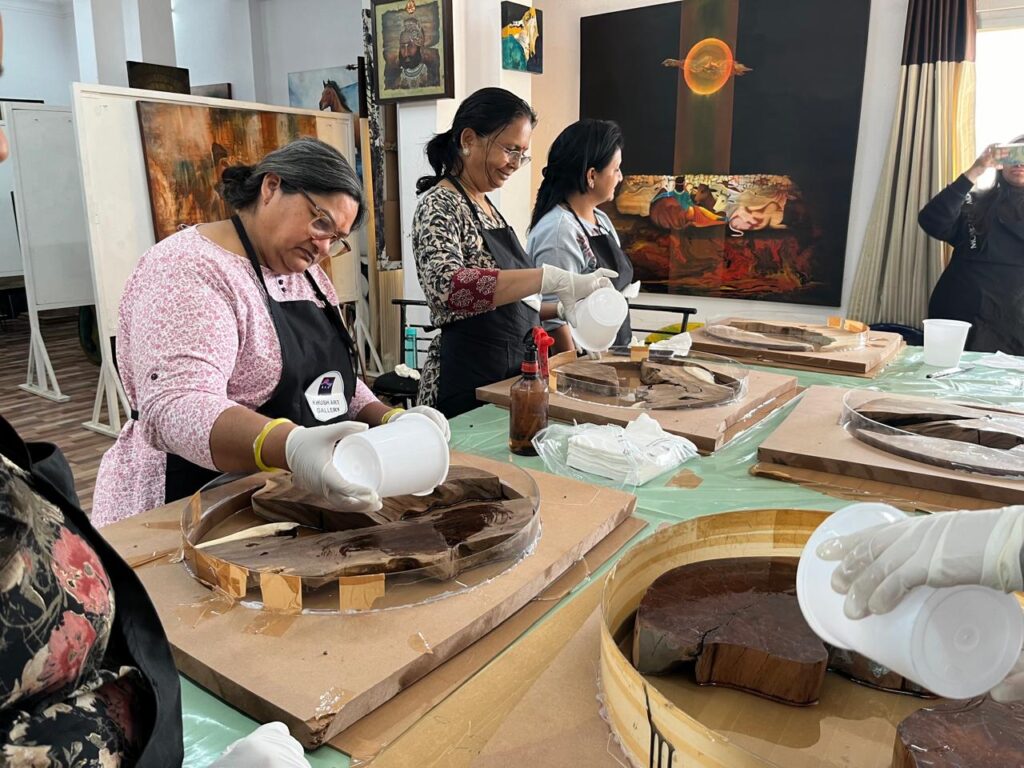 resin art workshop in udaipur
