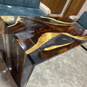 epoxy resin dining table Delhi