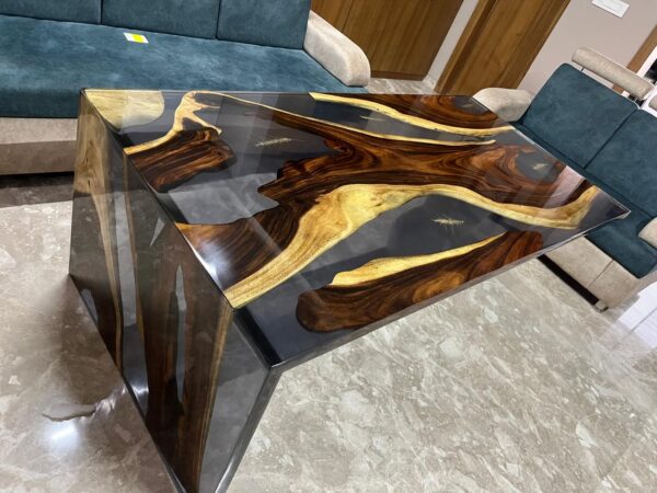 epoxy resin dining table Delhi