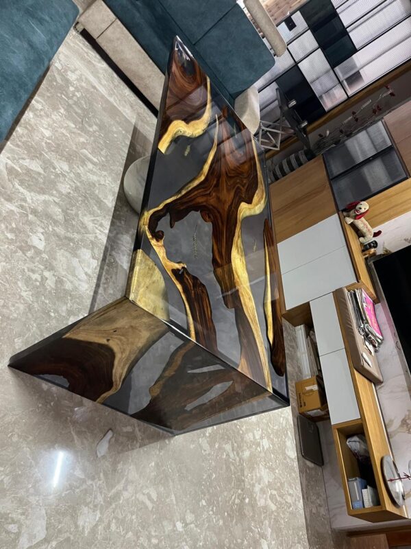 epoxy resin dining table Delhi - Image 10