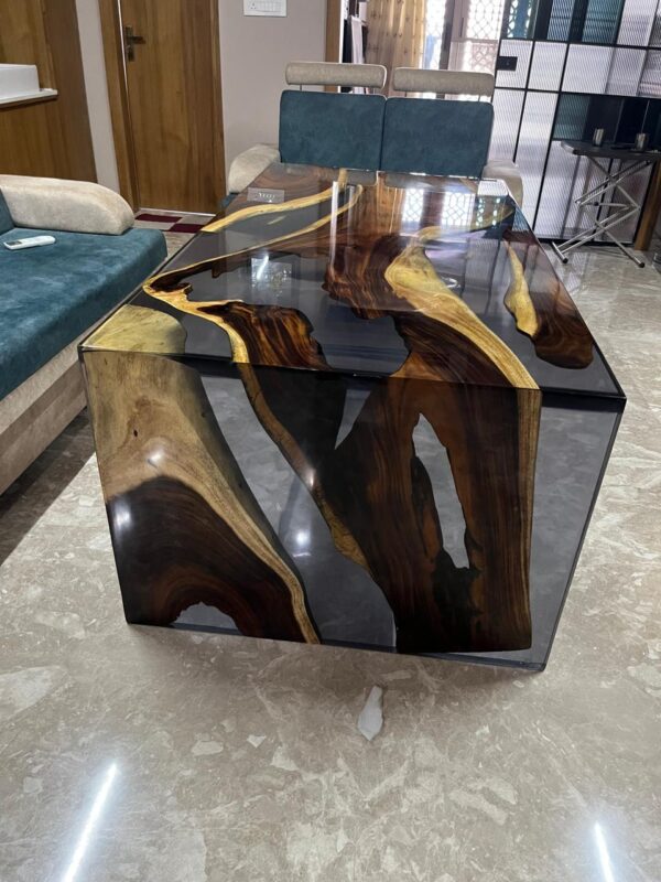 epoxy resin dining table Delhi - Image 9