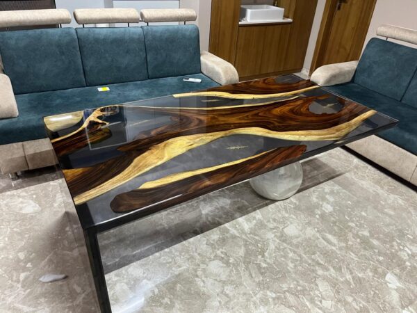 epoxy resin dining table Delhi - Image 11