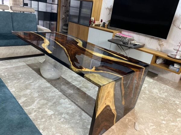 epoxy resin dining table Delhi - Image 4