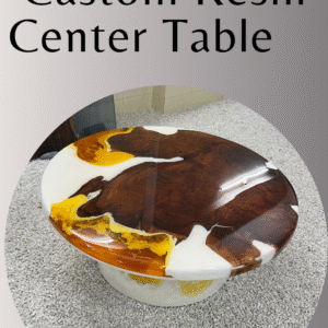 Custom Resin Center Table