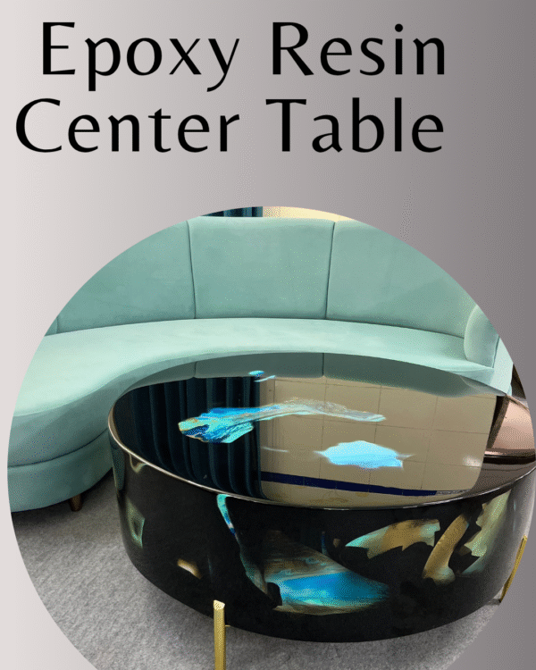 Handmade Luxury Deep Ocean Resin Coffee Table – Reziwood