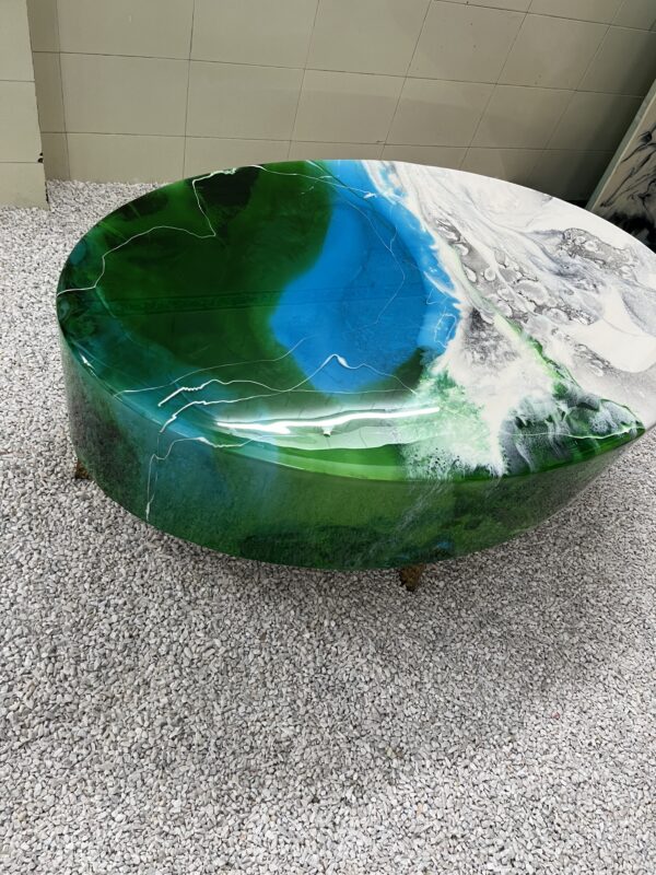 Ocean Inspired Resin coffee Table