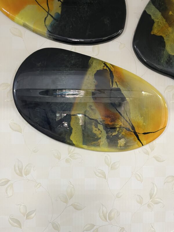 Modern 3D Resin Wall Artwork – Custom Epoxy Painting for Living Room & Office - Image 2