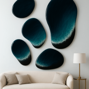 epoxy resin art panel