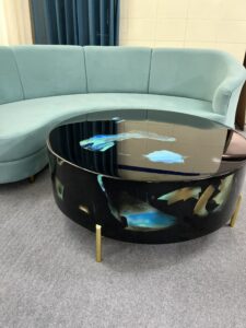 epoxy resin coffee table