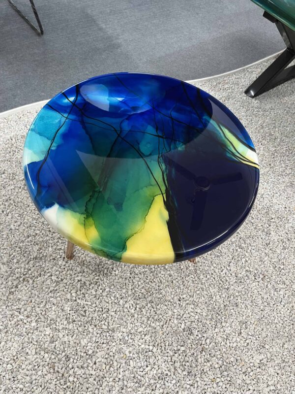 Buy Luxury Resin Center Table | Artistic Handmade Furniture India - Image 6
