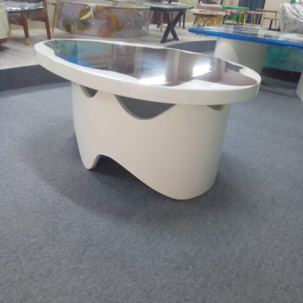 buy online resin art table |epoxy resin side table |resin coffee table - Image 3