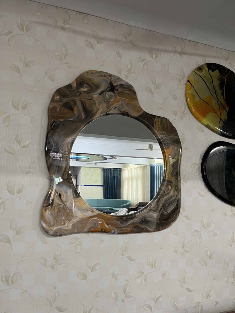 epoxy resin wall mirror