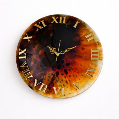 epoxy resin wall clock
