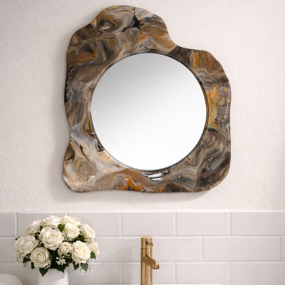 epoxy resin wall mirror