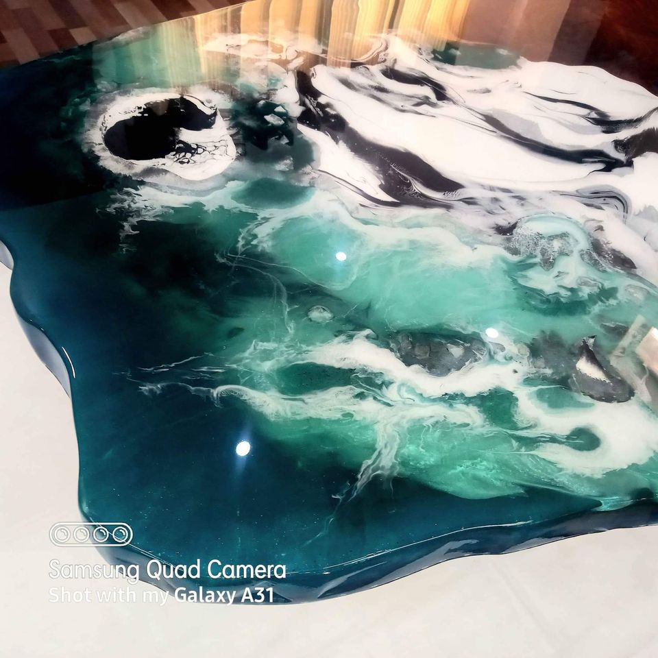 ocean river coffee table